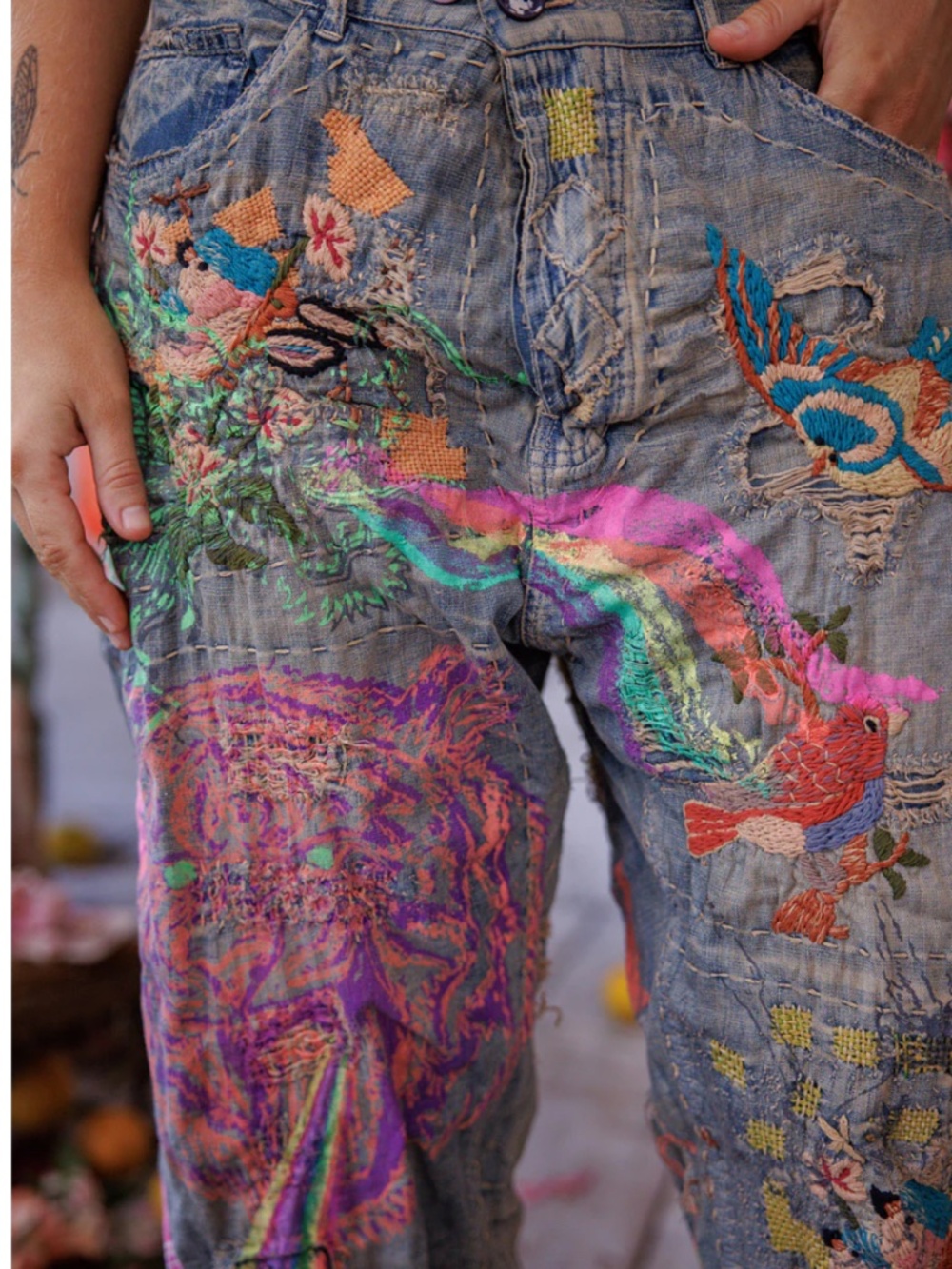 🌈NWT MAGNOLIA PEARL BANANA CIRCUS MINER DENIMS🌈 - Picture 8 of 11